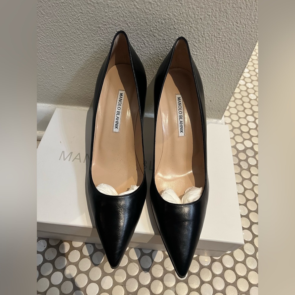 Manolo Blahnik Classic Black Heels